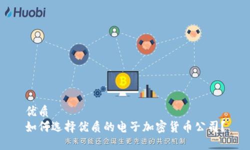 优质
如何选择优质的电子加密货币公司？