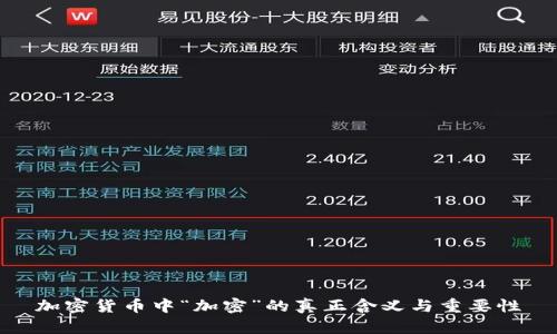 加密货币中“加密”的真正含义与重要性